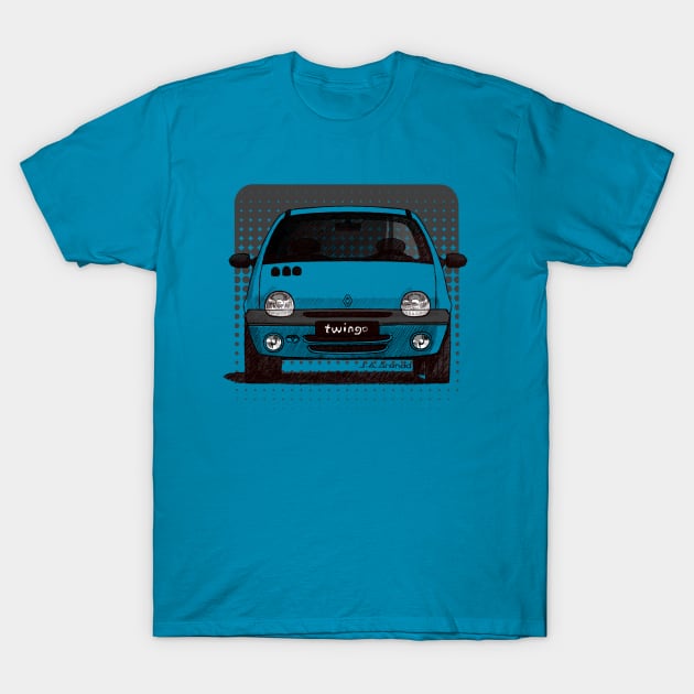 My drawing of the French utility car k2 T-Shirt by jaagdesign